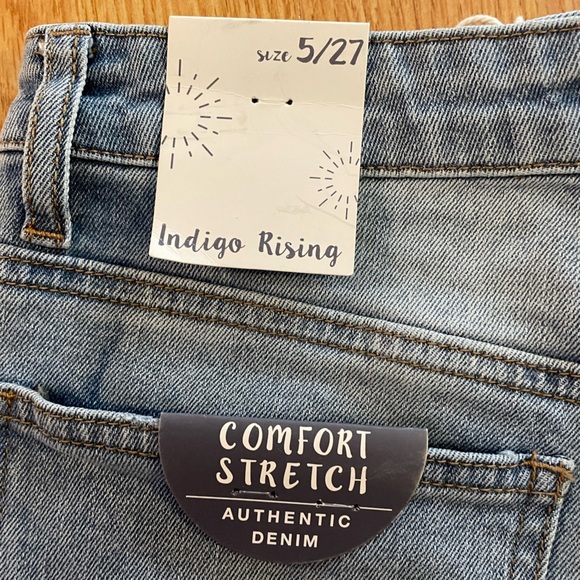 Indigo rising Jean shorts - Picture 4 of 5